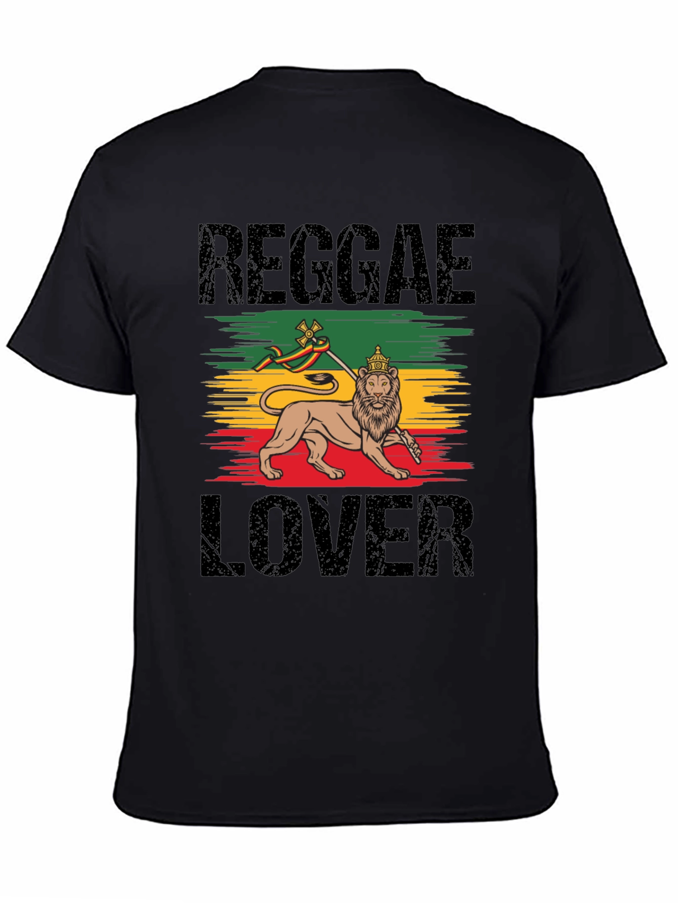 Reggae Lion Lover T-Shirt - Rasta Colors Tee