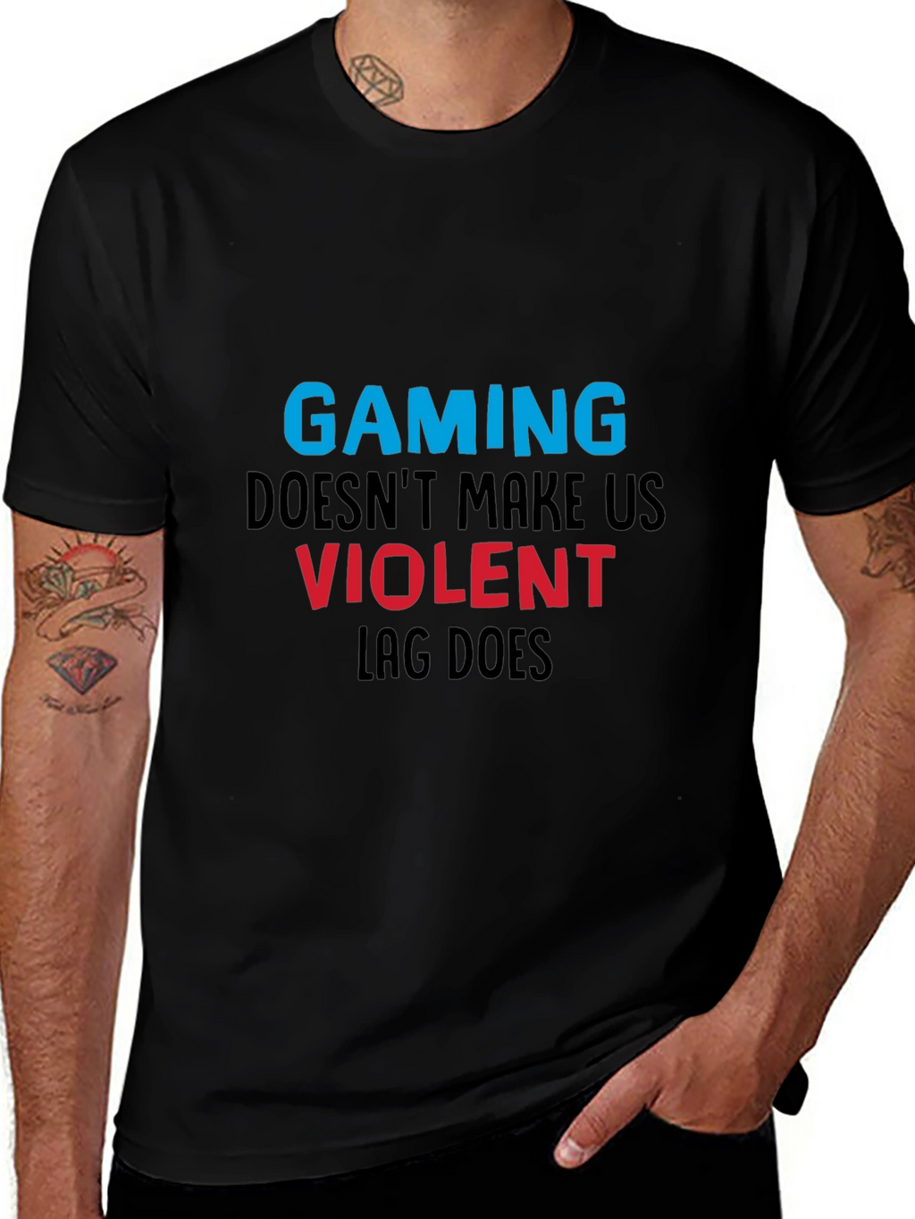Gaming T-Shirt: Lag Makes Us Violent