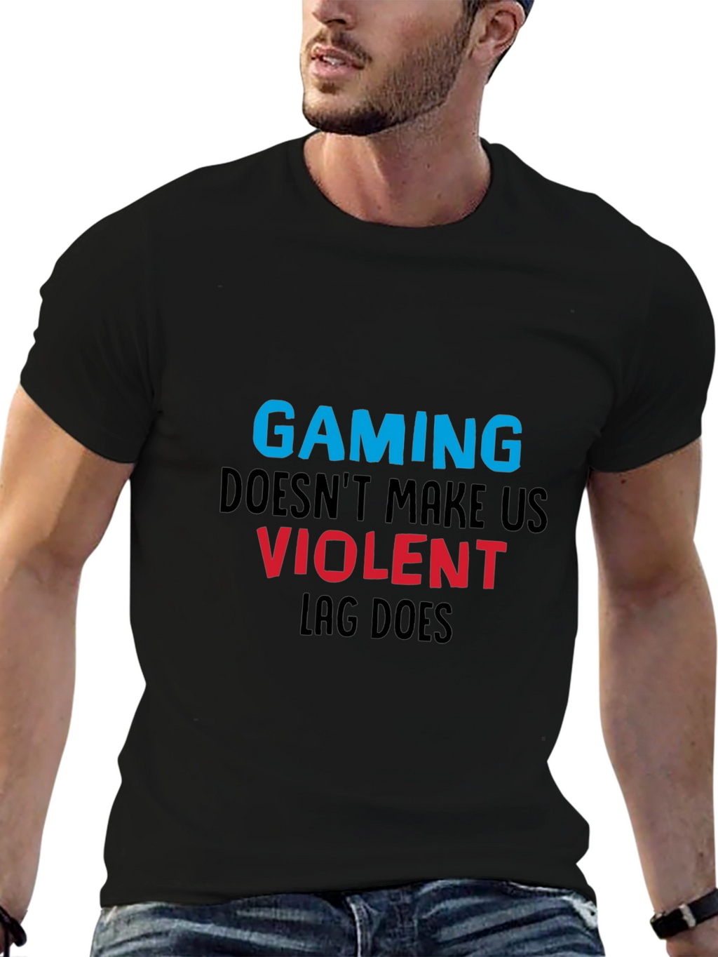 Gaming T-Shirt: Lag Makes Us Violent
