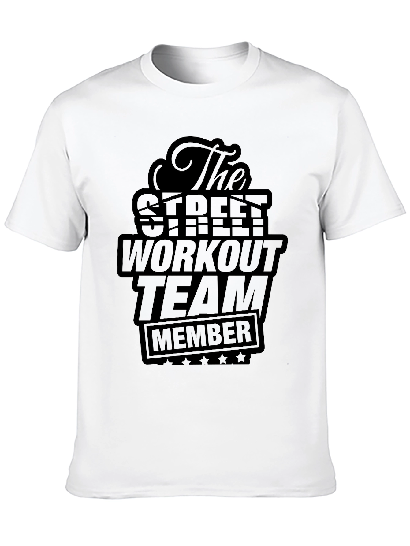 The Street Workout Team Member Black T-Shirt