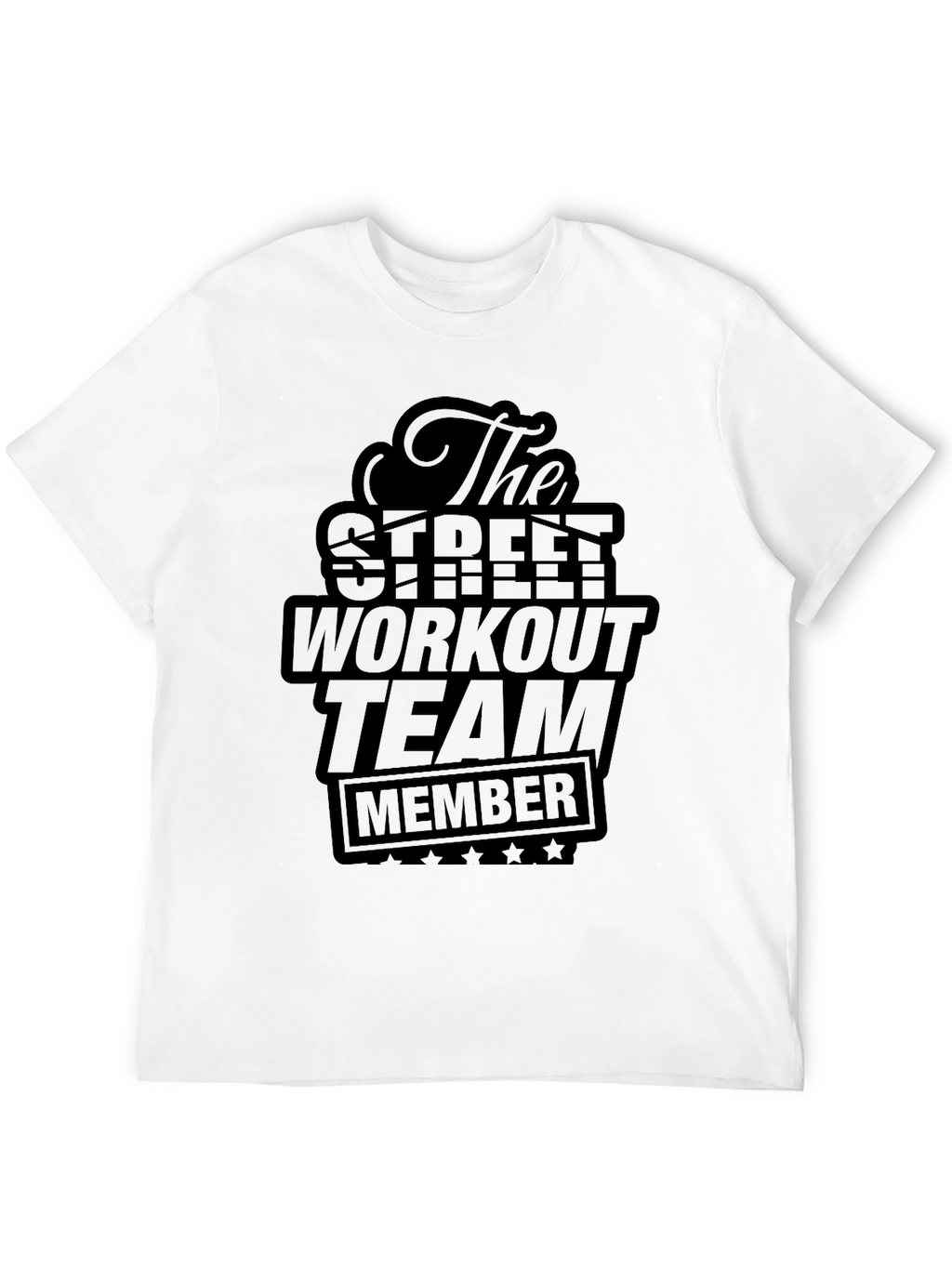 The Street Workout Team Member Black T-Shirt