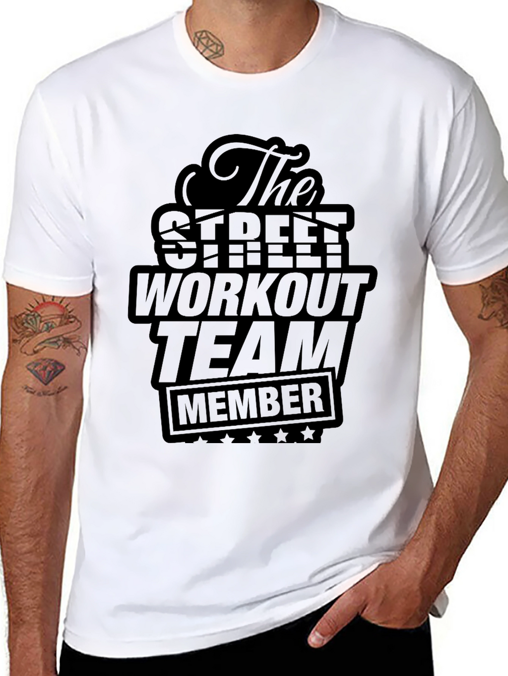 The Street Workout Team Member Black T-Shirt