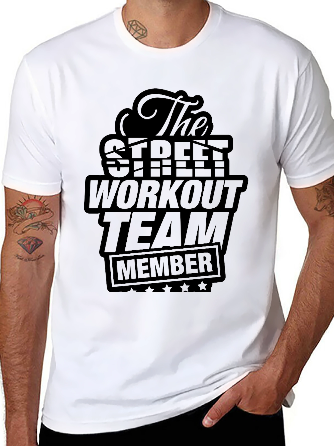 The Street Workout Team Member Black T-Shirt