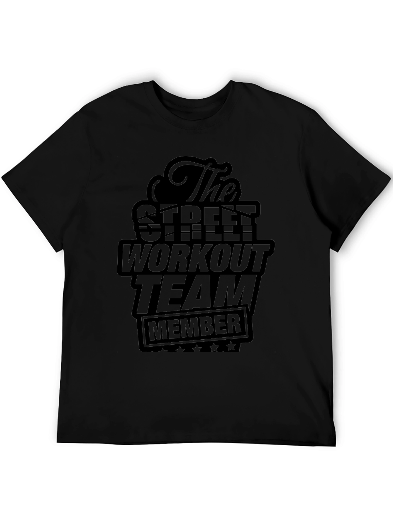 The Street Workout Team Member Black T-Shirt