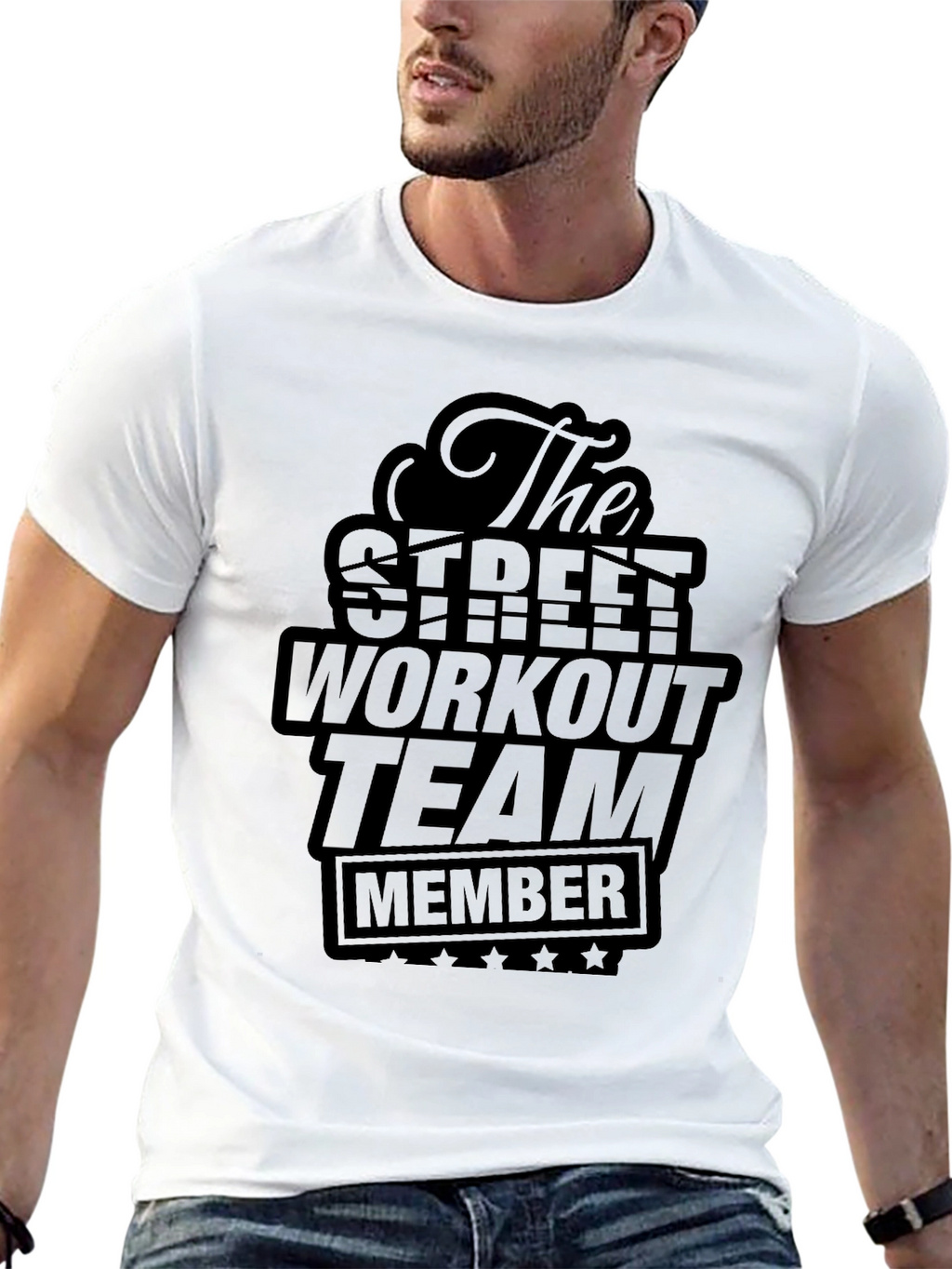 The Street Workout Team Member Black T-Shirt