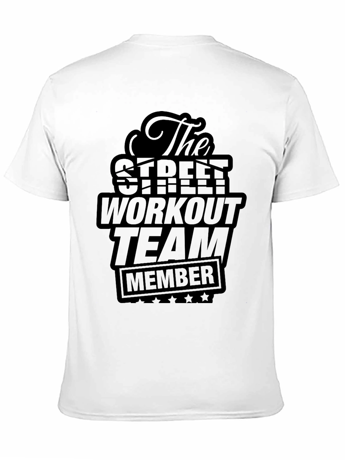 The Street Workout Team Member Black T-Shirt