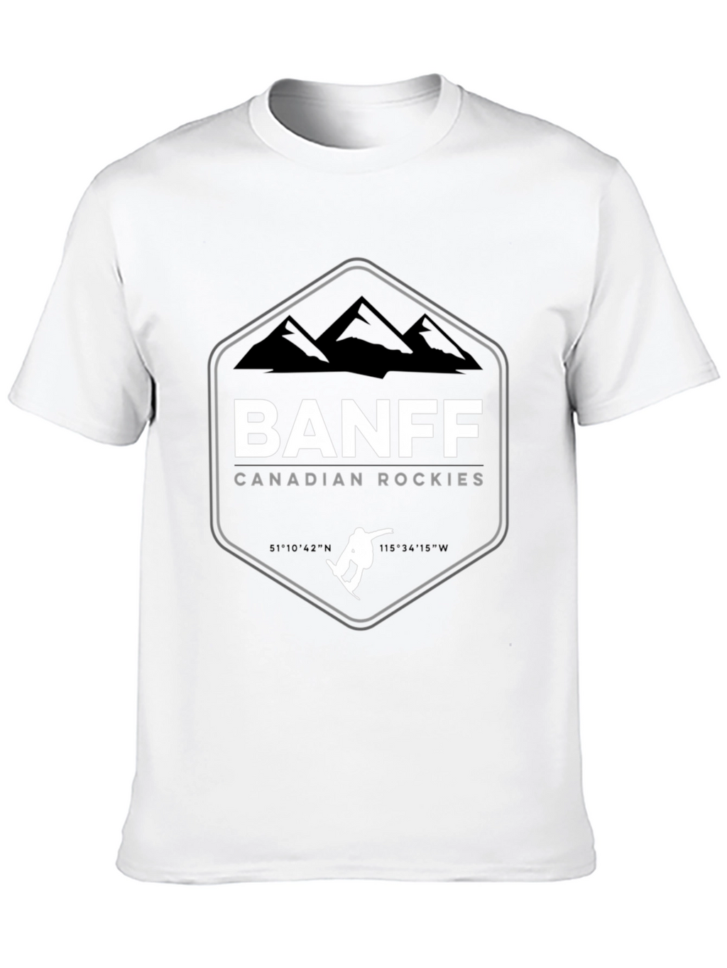 Banff Canadian Rockies Black T-Shirt
