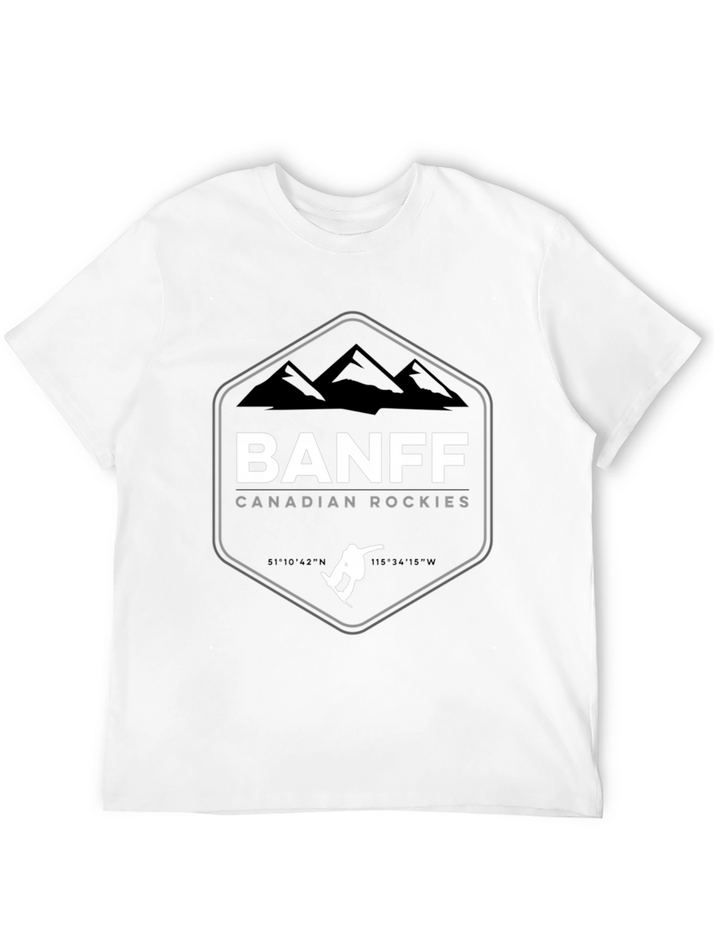 Banff Canadian Rockies Black T-Shirt