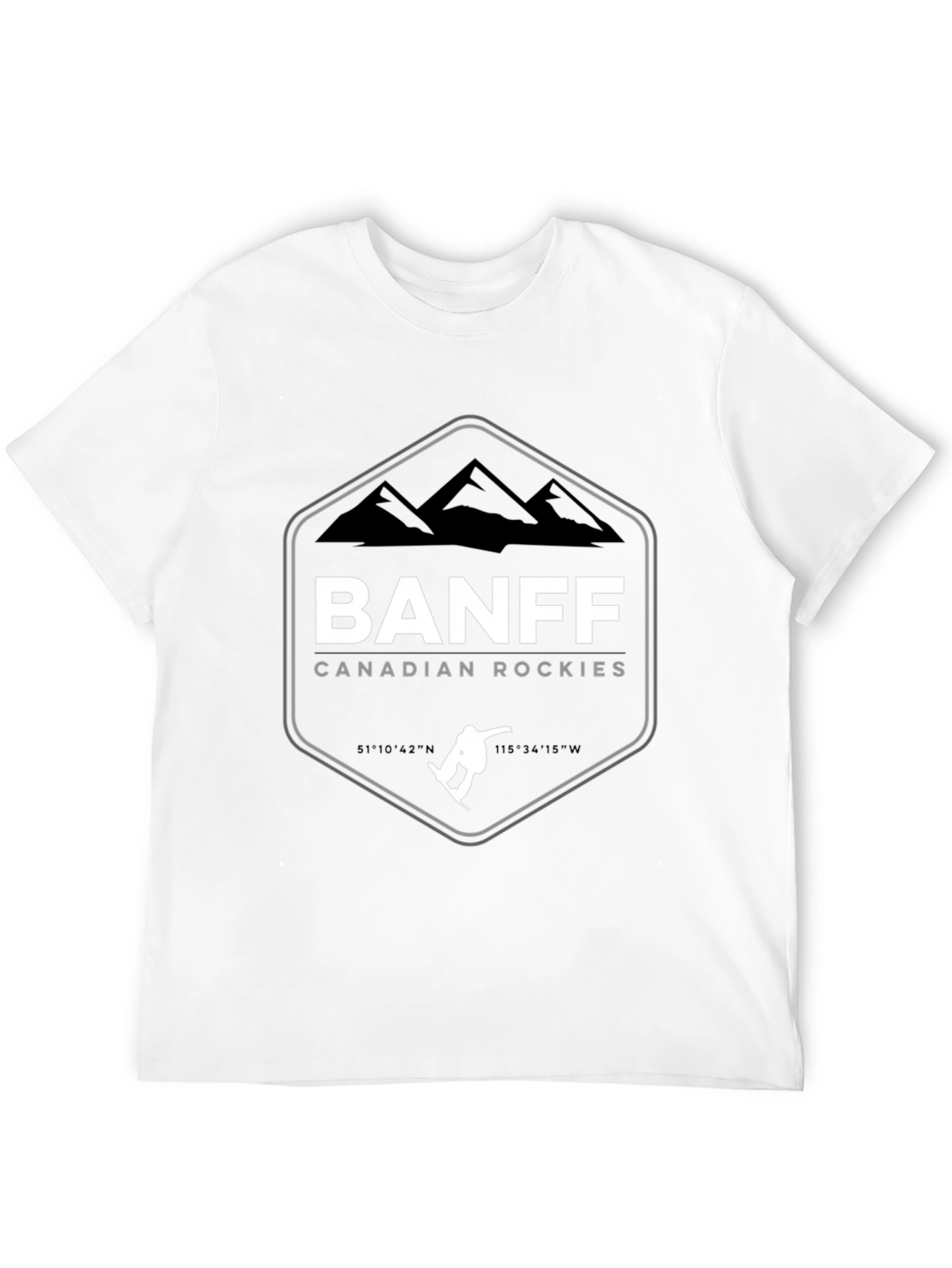 Banff Canadian Rockies Black T-Shirt