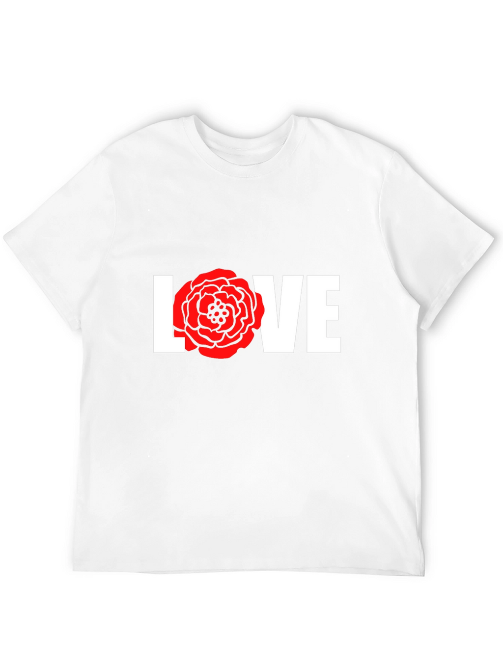 Love Rose Graphic T-Shirt - Black