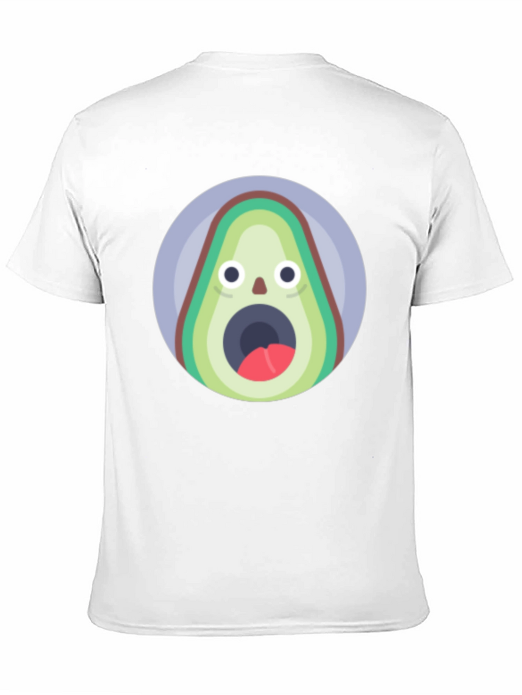 Funny Avocado T-Shirt - Shocked Fruit Graphic Tee