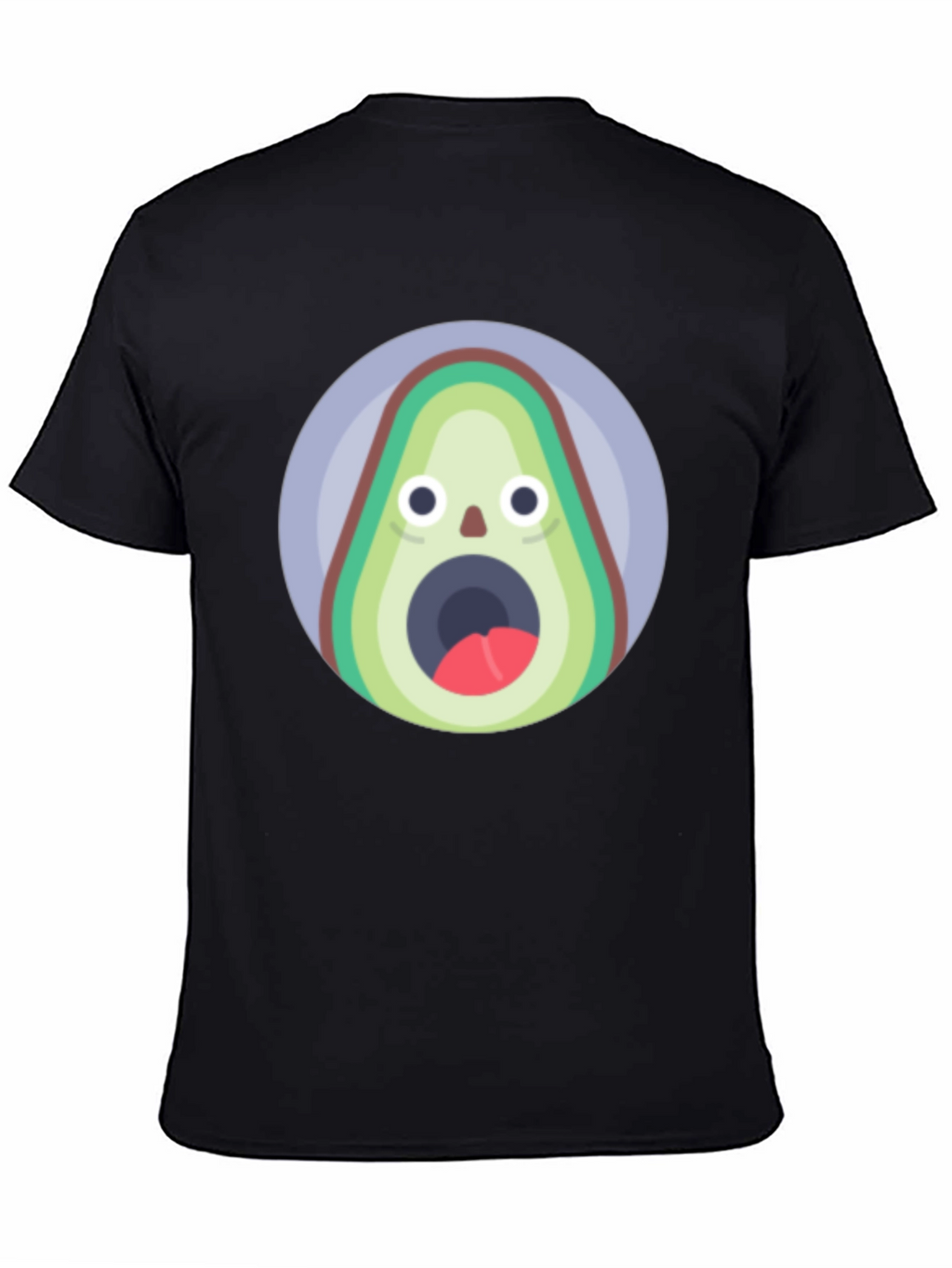 Funny Avocado T-Shirt - Shocked Fruit Graphic Tee