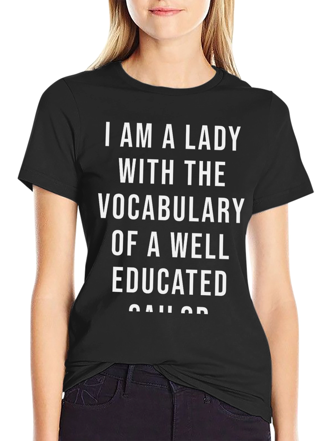 I Am A Lady With A Sailors Vocabulary Graphic Tee