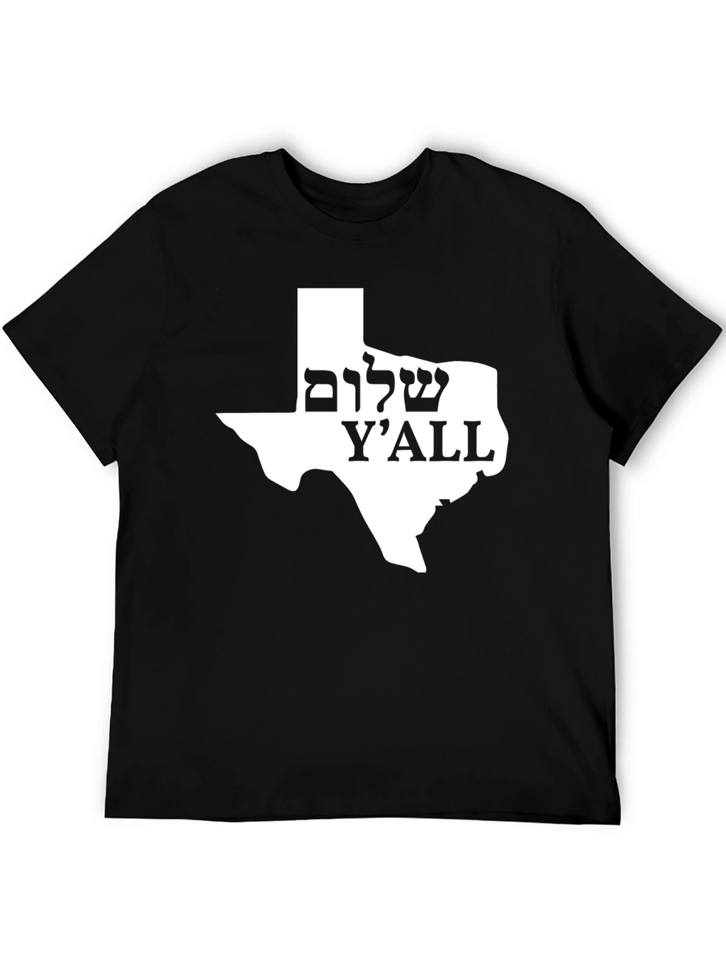 Shalom Yall Texas T-Shirt - Black