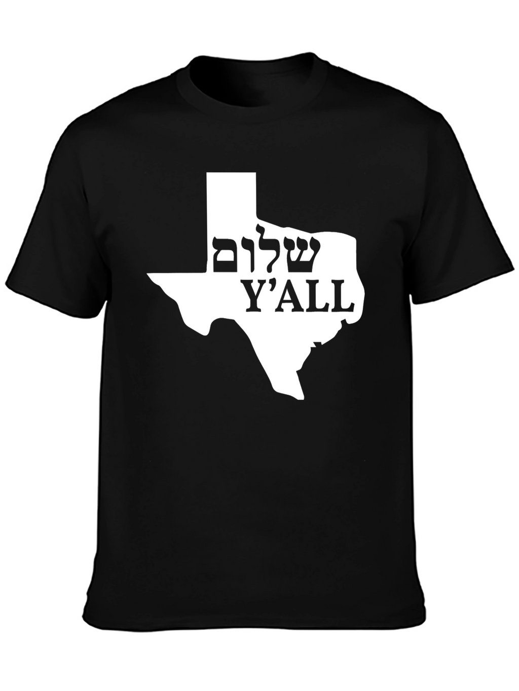 Shalom Yall Texas T-Shirt - Black