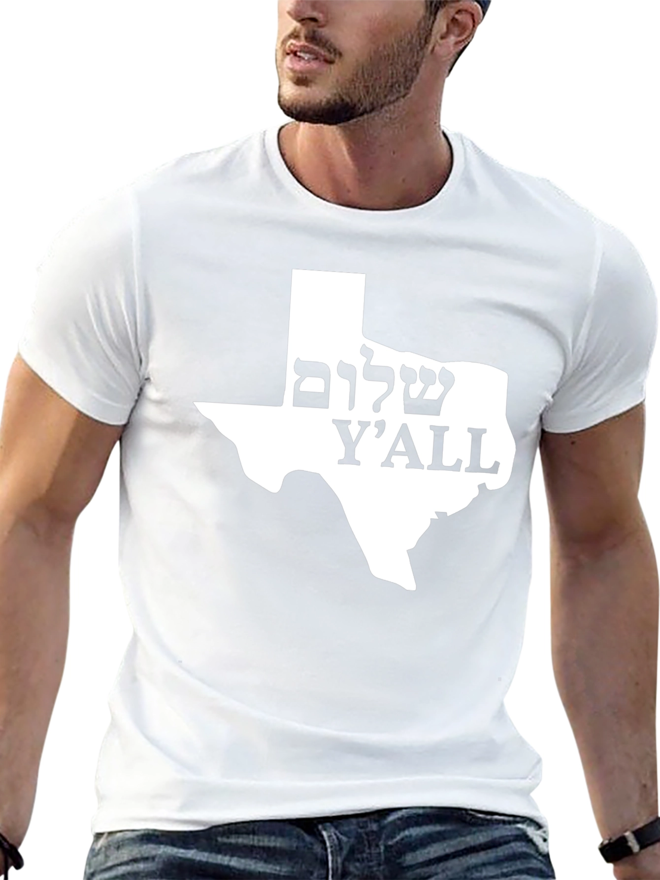 Shalom Yall Texas T-Shirt - Black