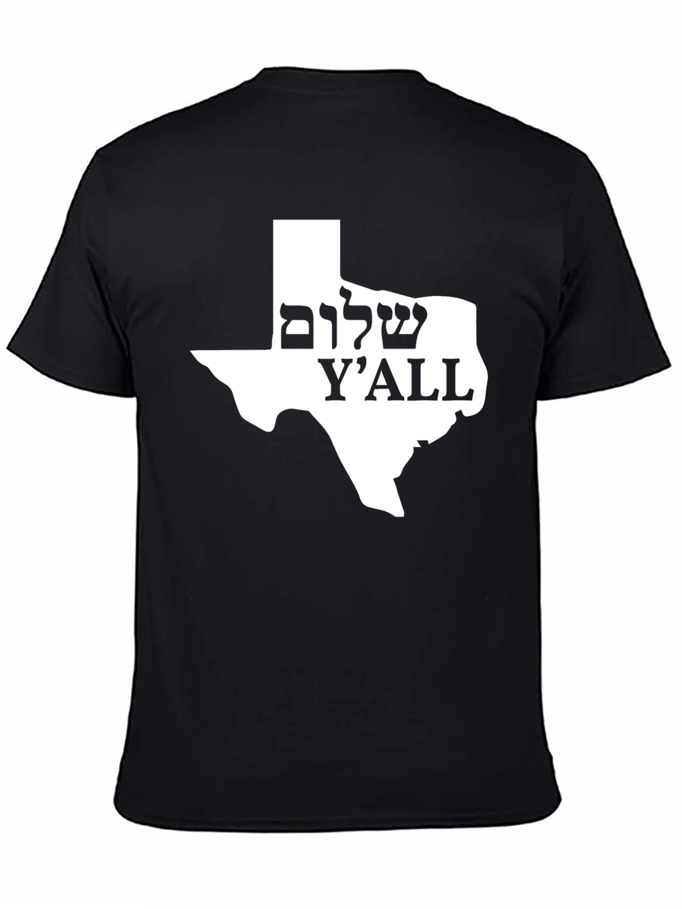 Shalom Yall Texas T-Shirt - Black
