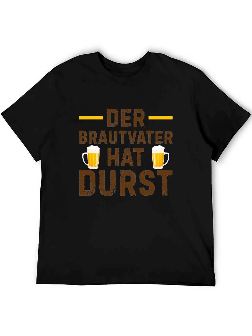 Der Brautvater Hat Durst German Beer T-Shirt