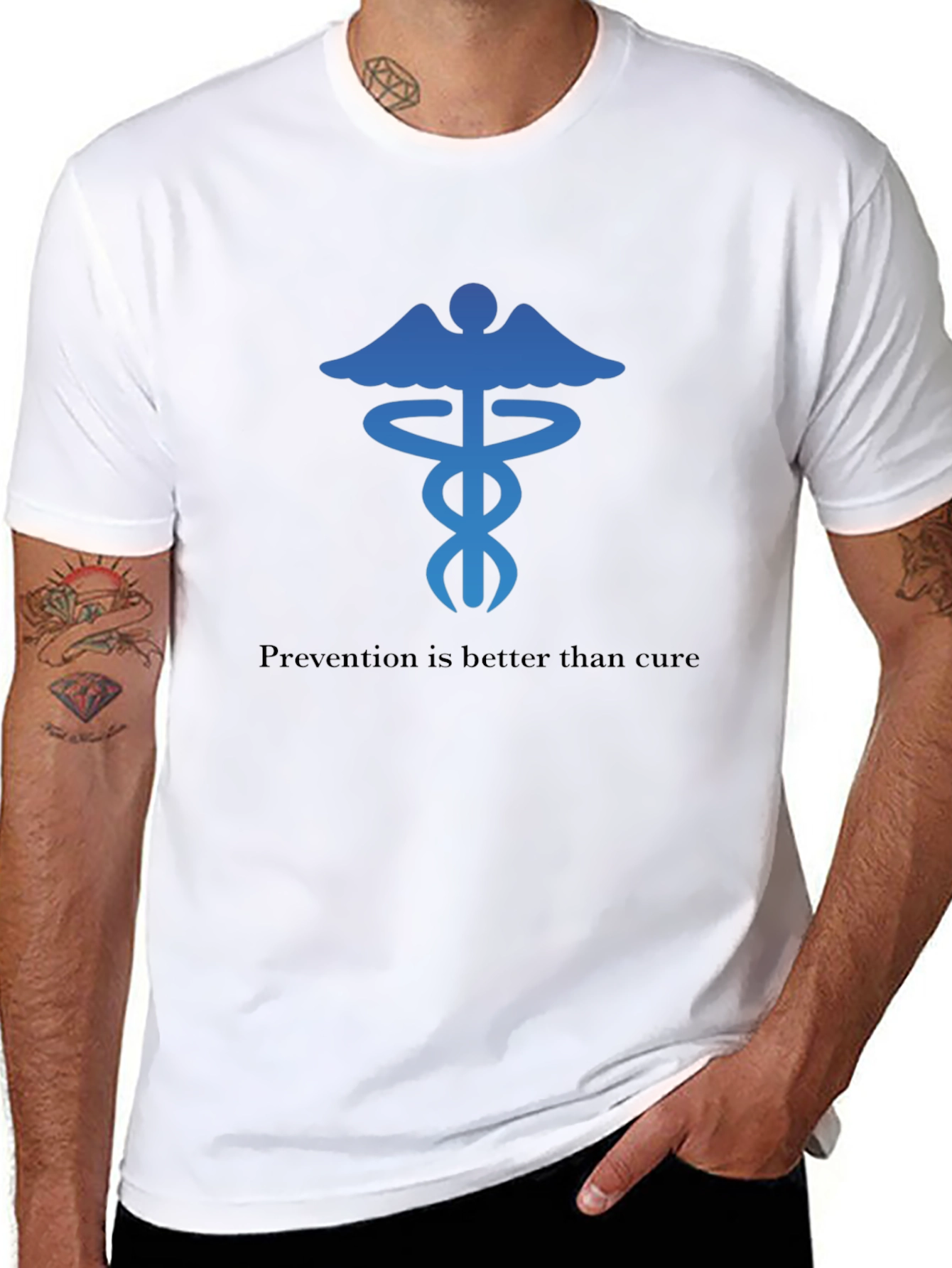 Prevention T-Shirt: Medical Symbol Tee