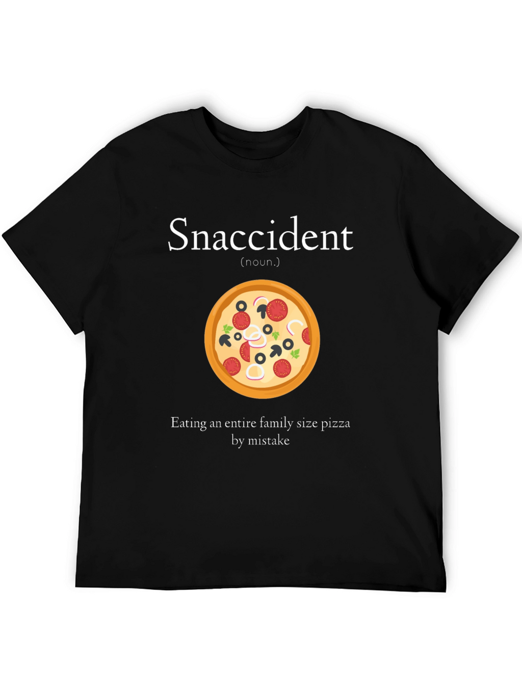 Snaccident Pizza Graphic T-Shirt