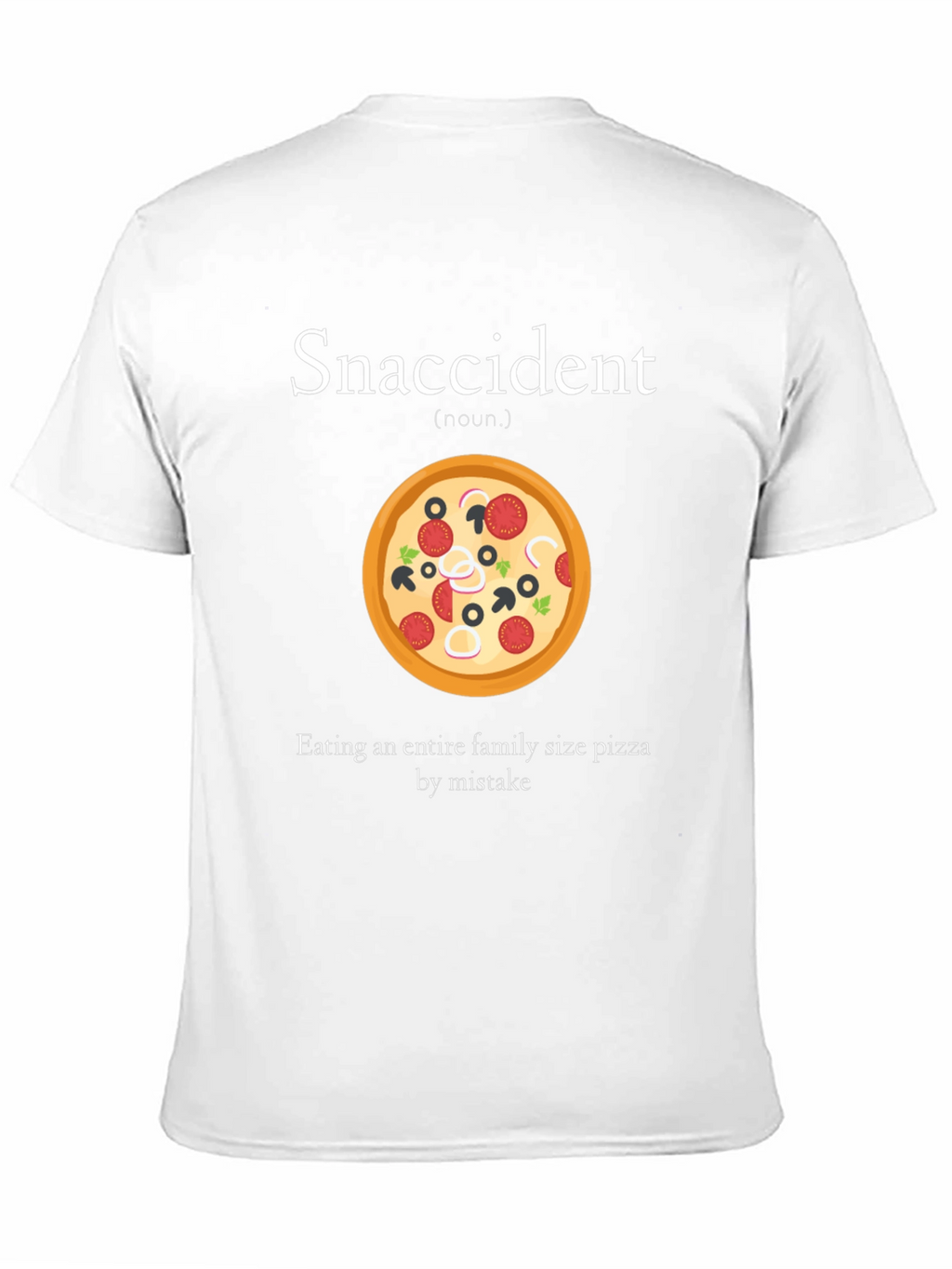 Snaccident Pizza Graphic T-Shirt
