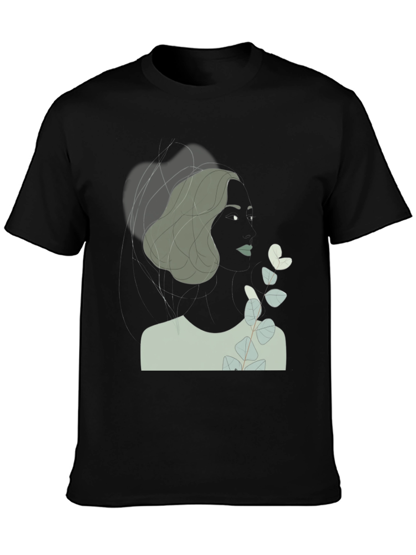 Abstract Woman T-Shirt - Stylish Graphic Tee
