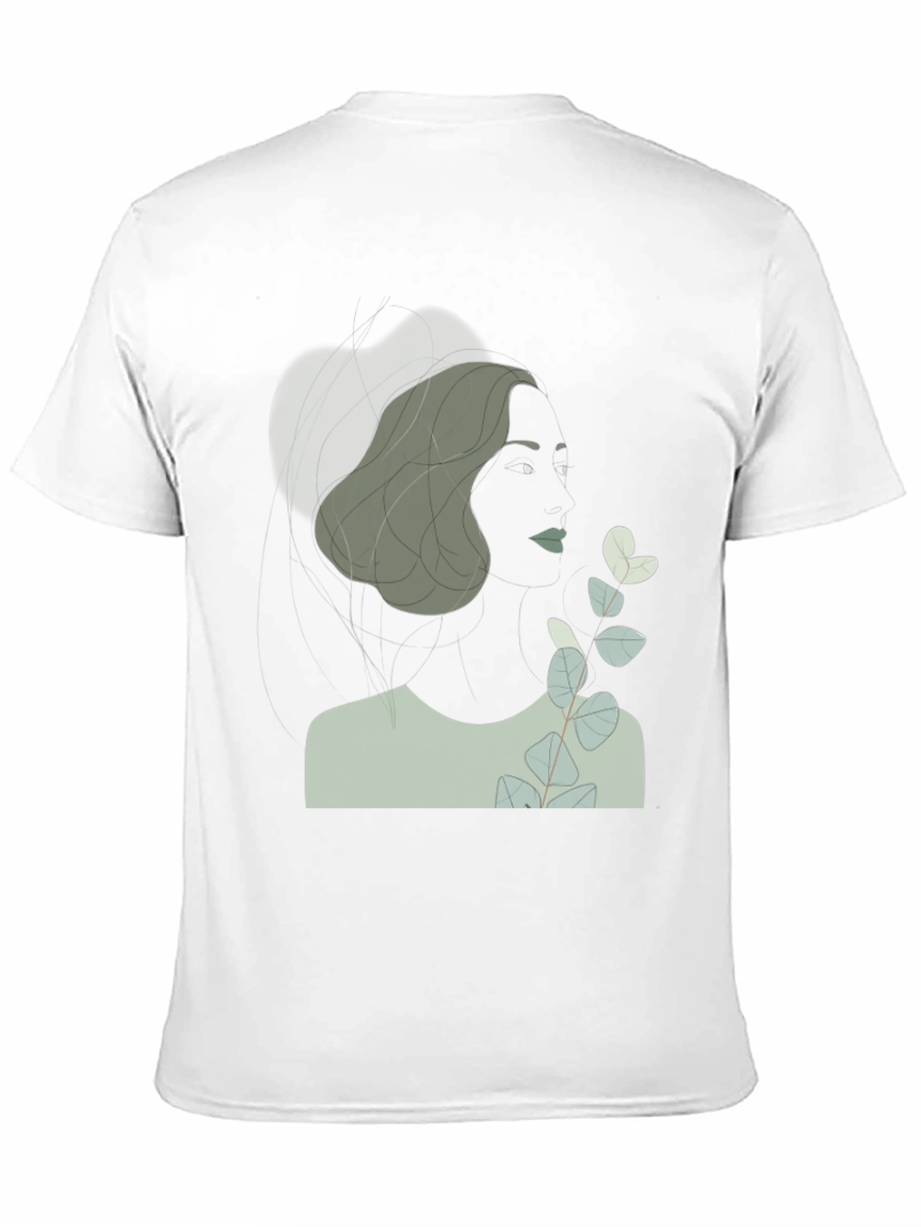 Abstract Woman T-Shirt - Stylish Graphic Tee
