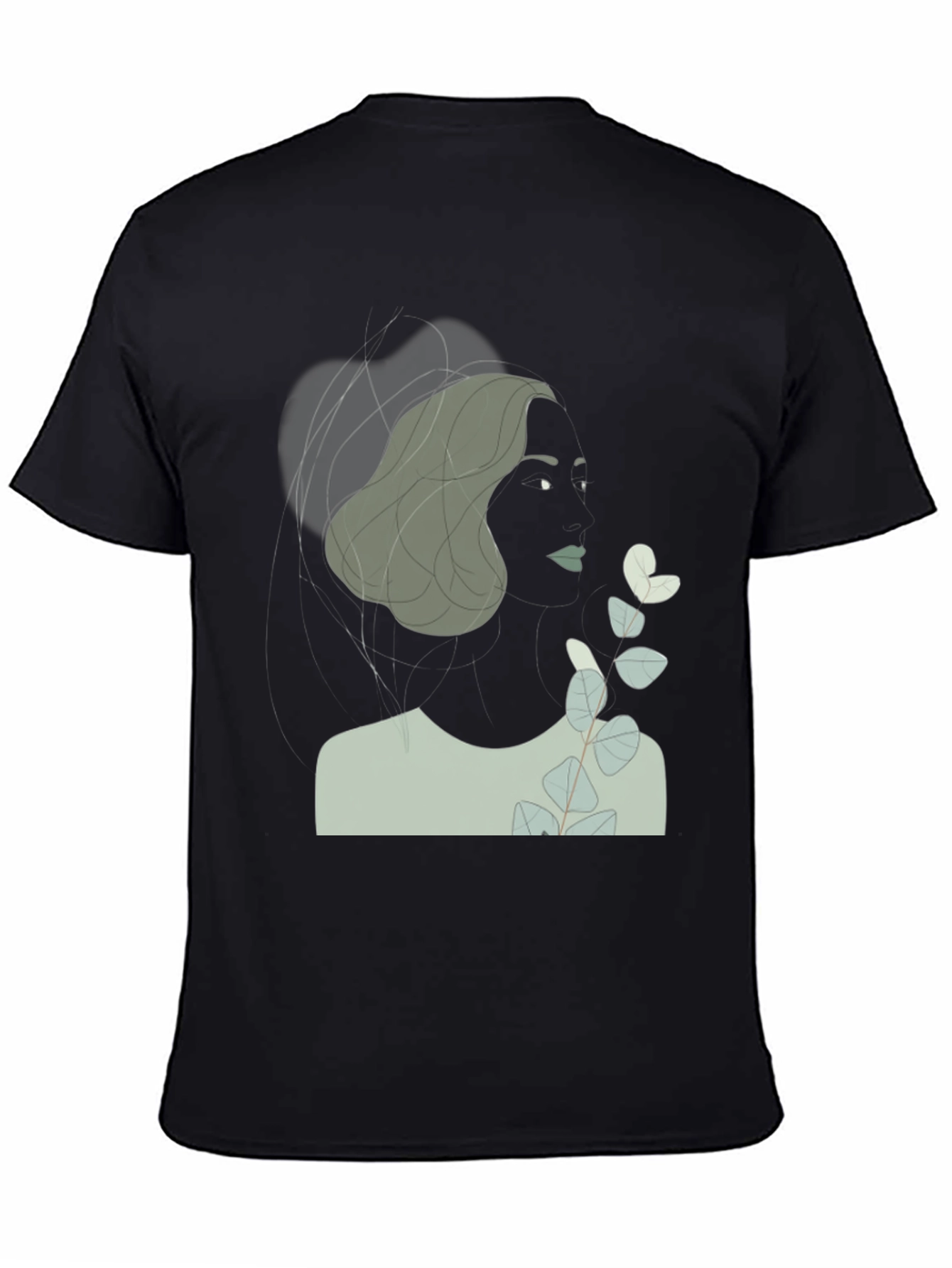 Abstract Woman T-Shirt - Stylish Graphic Tee