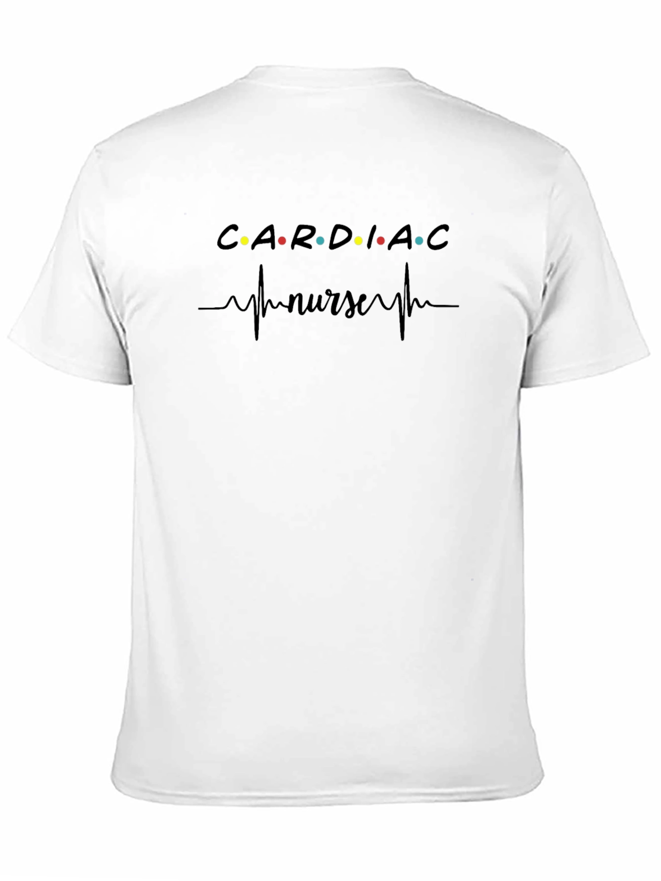 Cardiac Nurse T-Shirt - Heartbeat Design