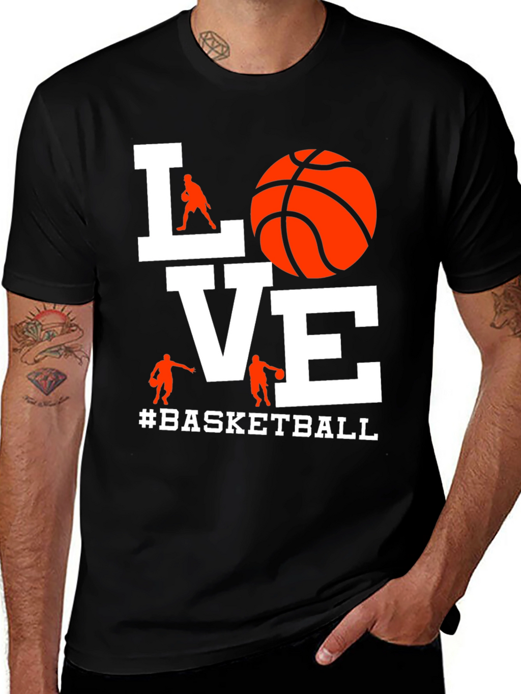 Basketball Love Graphic T-Shirt