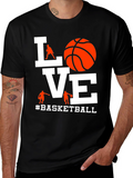 Basketball Love Graphic T-Shirt