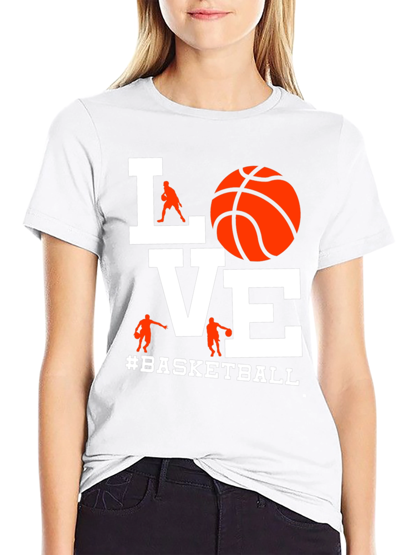 Basketball Love Graphic T-Shirt