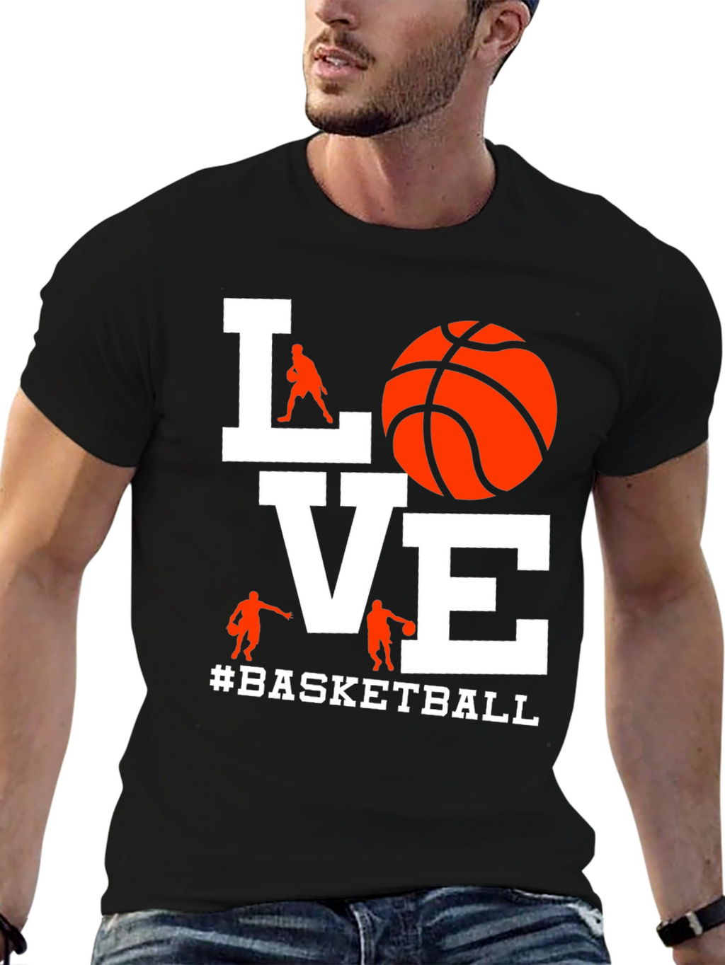Basketball Love Graphic T-Shirt