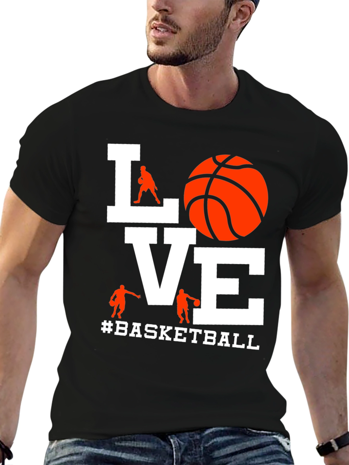Basketball Love Graphic T-Shirt