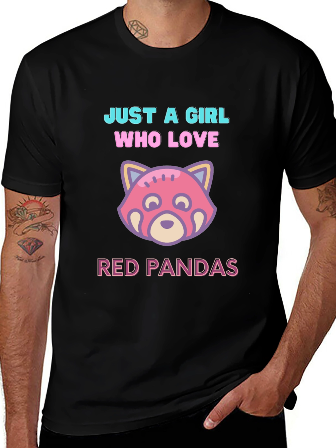 Just a Girl Who Loves Red Pandas T-Shirt
