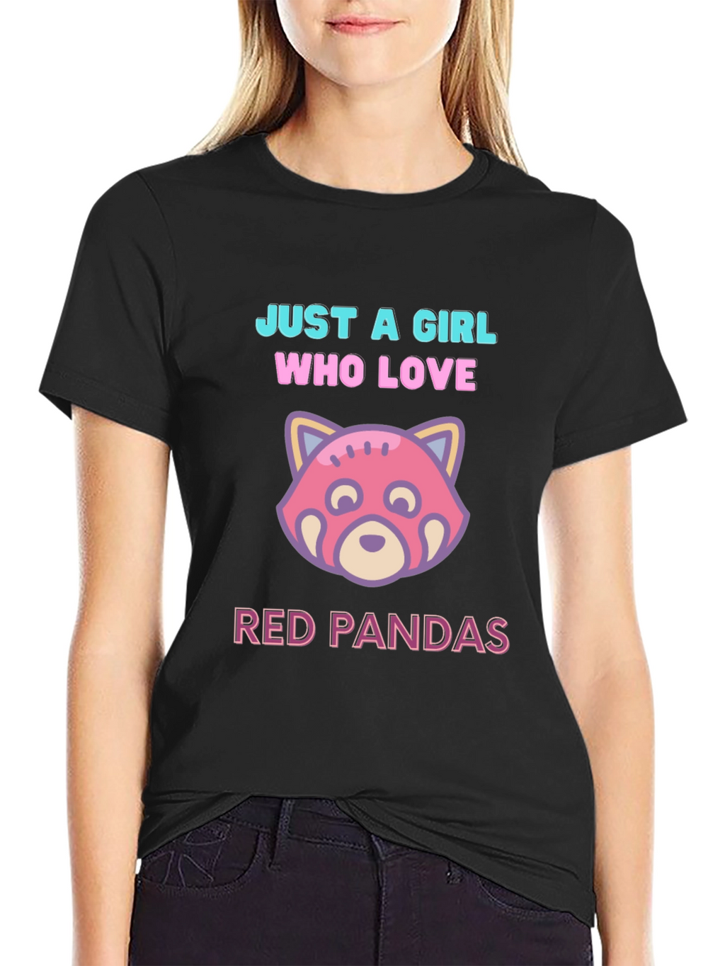 Just a Girl Who Loves Red Pandas T-Shirt