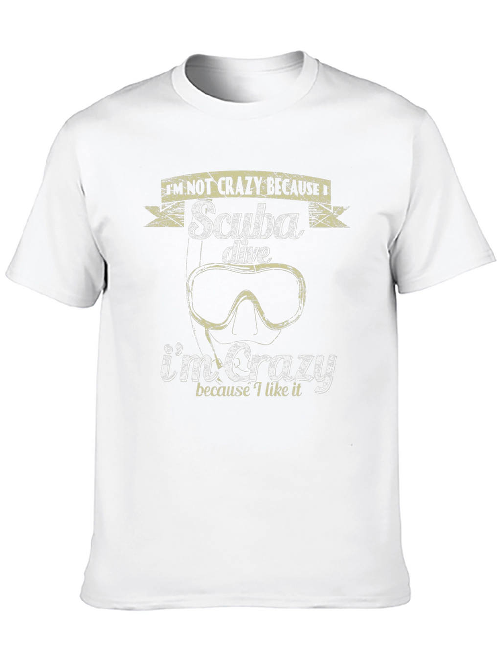 Scuba Dive Crazy Graphic Tee - Diver Gift