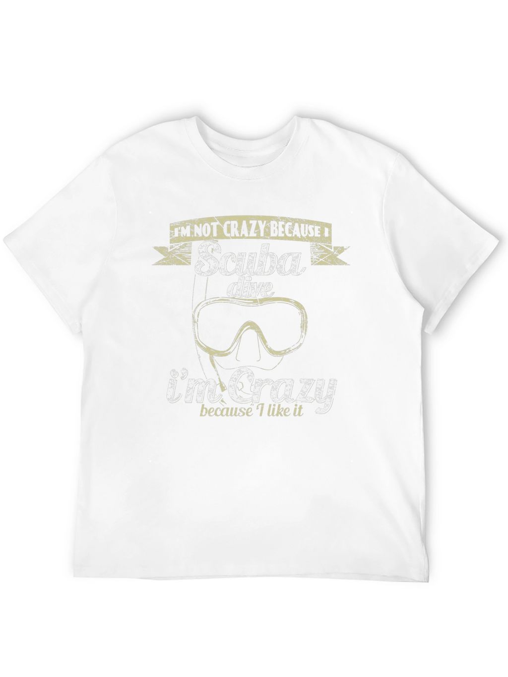 Scuba Dive Crazy Graphic Tee - Diver Gift