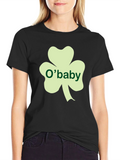 Obaby Shamrock T-Shirt: Lucky St. Patricks Day Apparel