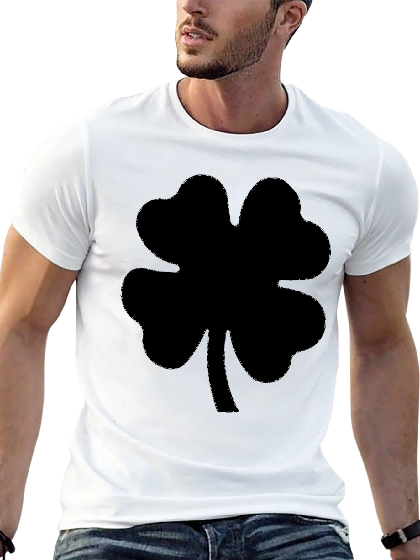Lucky Clover Black T-Shirt