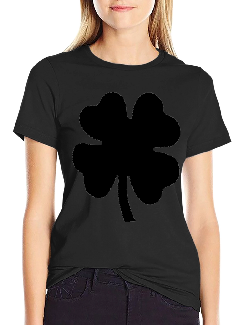 Lucky Clover Black T-Shirt