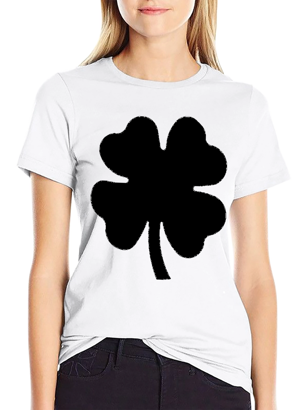 Lucky Clover Black T-Shirt