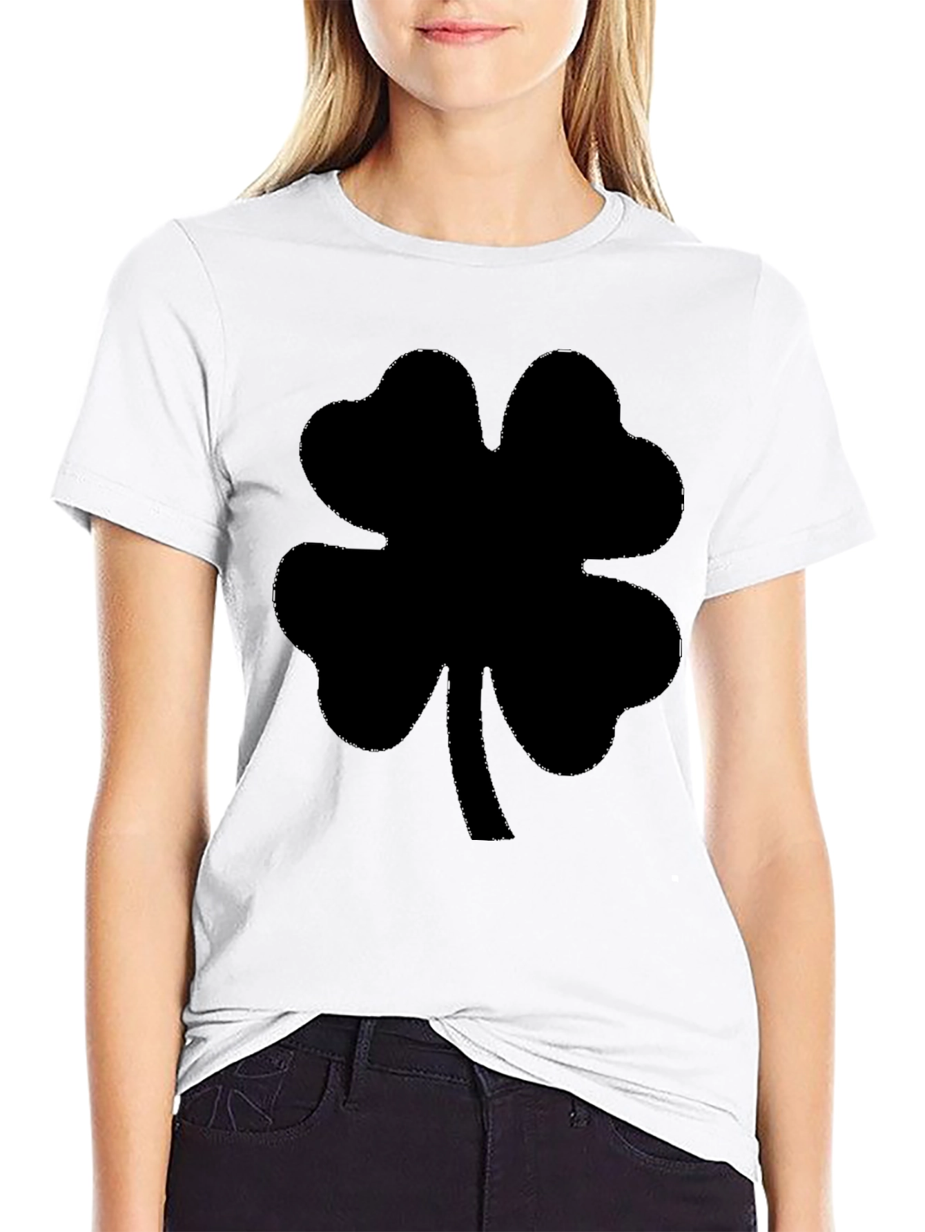 Lucky Clover Black T-Shirt