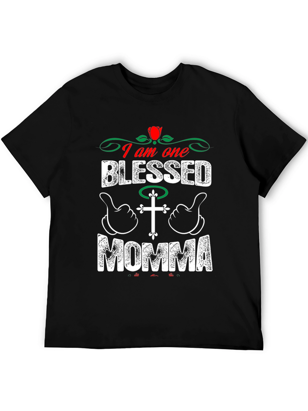 Blessed Momma T-Shirt - Christian Graphic Tee