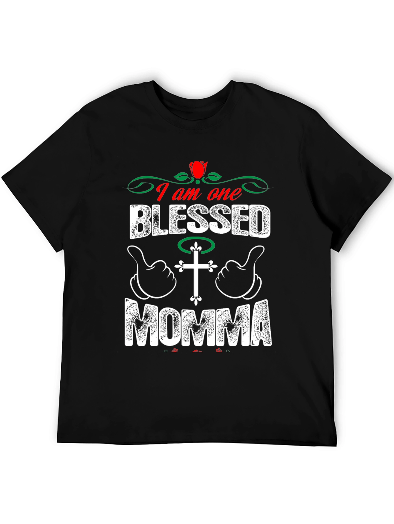 Blessed Momma T-Shirt - Christian Graphic Tee
