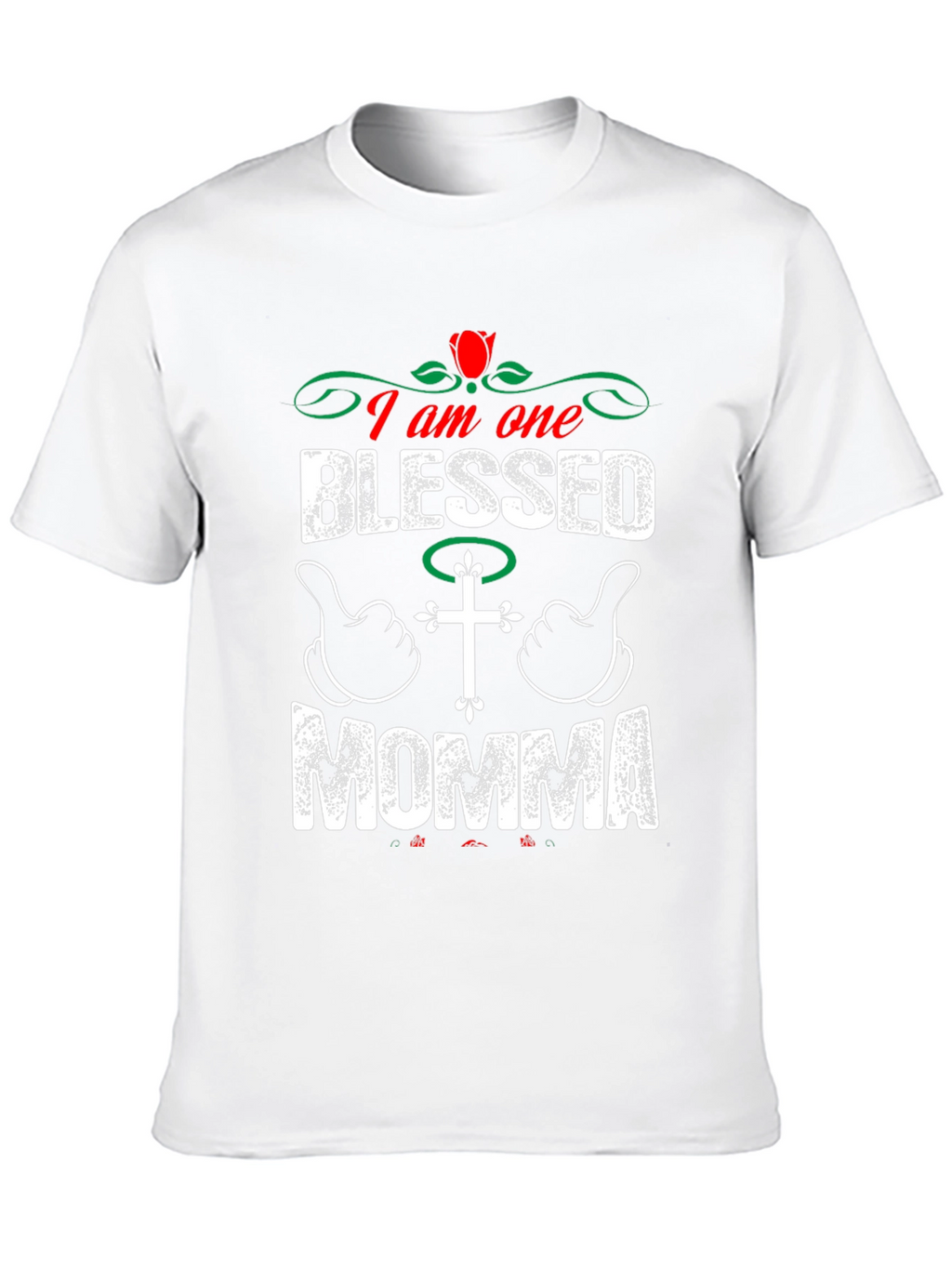 Blessed Momma T-Shirt - Christian Graphic Tee