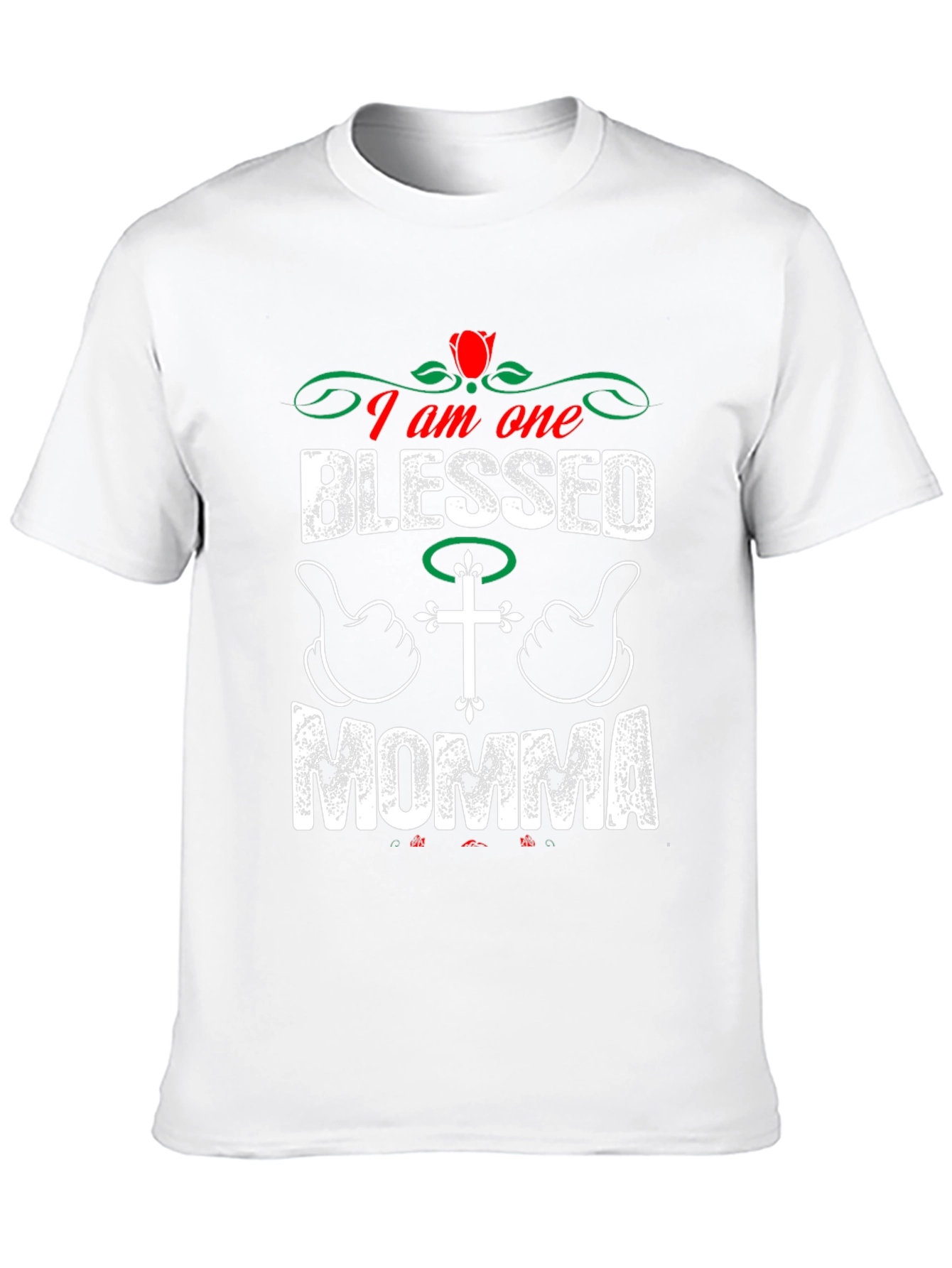 Blessed Momma T-Shirt - Christian Graphic Tee