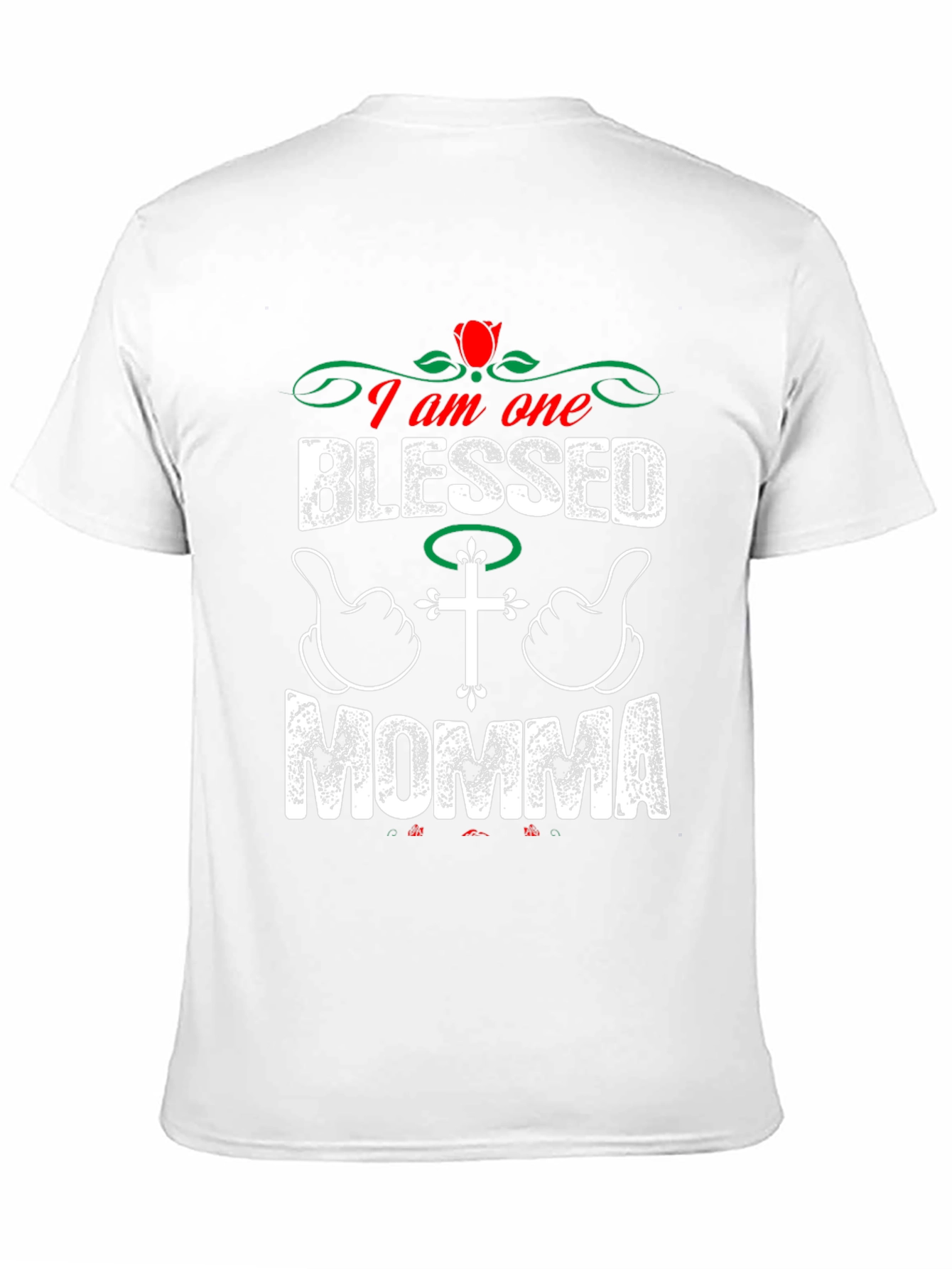Blessed Momma T-Shirt - Christian Graphic Tee
