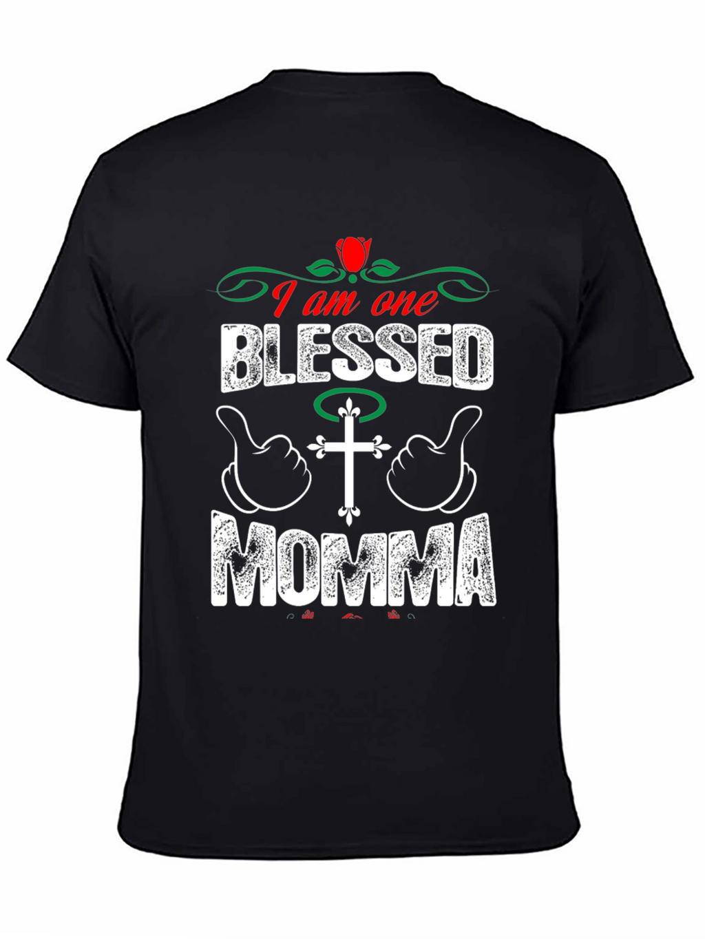 Blessed Momma T-Shirt - Christian Graphic Tee