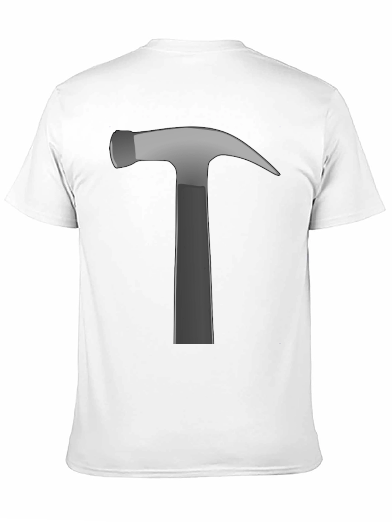 Hammer Graphic Tee - Black Cotton Crew Neck